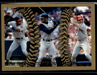 1999 Topps #454 All-Topps Outfielders (Sosa / Ken Griffey Jr. / Gonzalez) 1301E