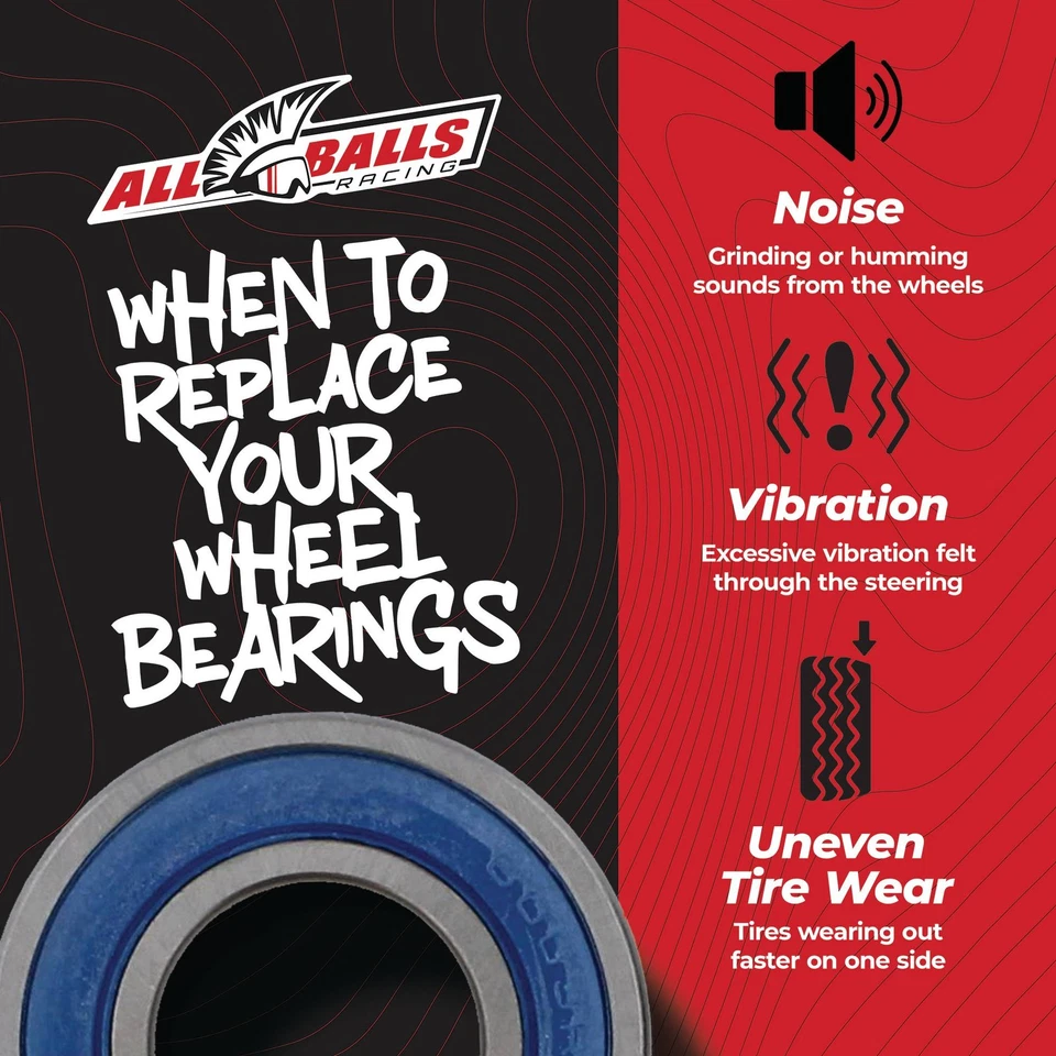 Wheel Bearing Kit Front For Gas-Gas Halley 2T 125 EH 2T 125 SM 2009; 25-1135 Foto 3 de 4