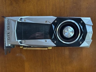 EVGA GeForce GTX 1080 Ti Founders Edition 11GB Card, P/N: 11G-P4-6390-KR