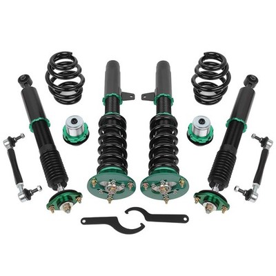 Height Adjustable Coilovers Suspension Lowering Kit Green for 3 Series 1998-2005