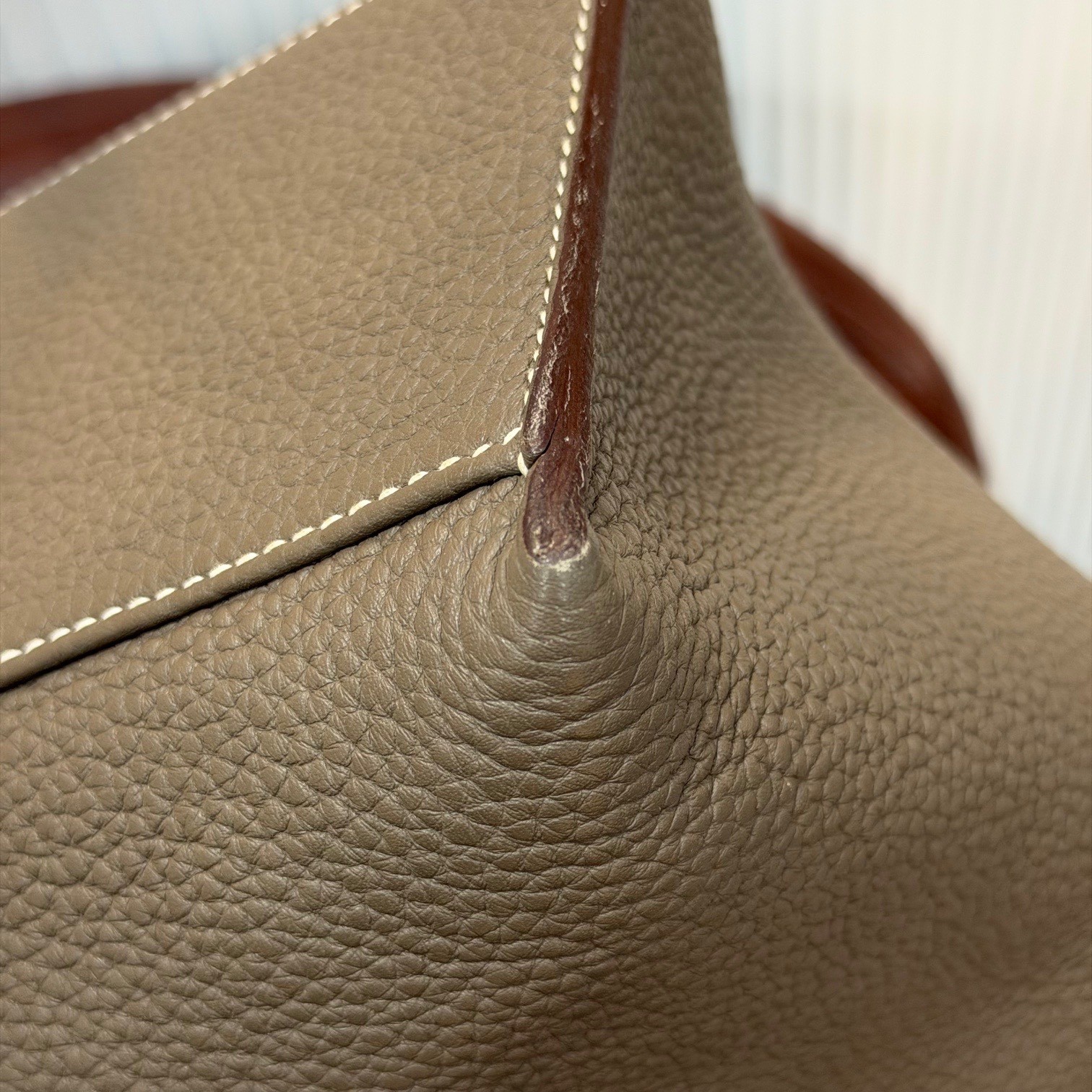 Authentic Vintage Hermès Alfred 35 Leather Crossbody Grey Silver-Tone eBay AG — image 19