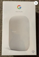 Google Nest Audio Smart Stereo Speaker Voice Assistant Chalk Gray BRAND NEW