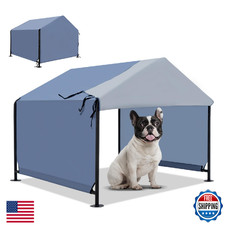 YOUGYM Dog Shade Shelter 2.5'x2.1'x2.1' for Small Dogs, Pet Outdoor Tent with Up