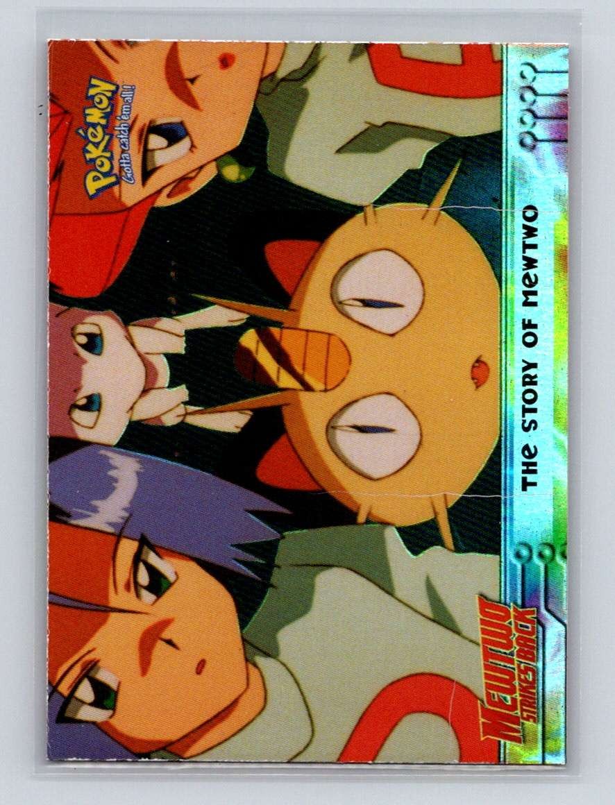 The Story of Mewtwo #24 Topps Pokemon the First Movie Mewtwo Foil 1st Print