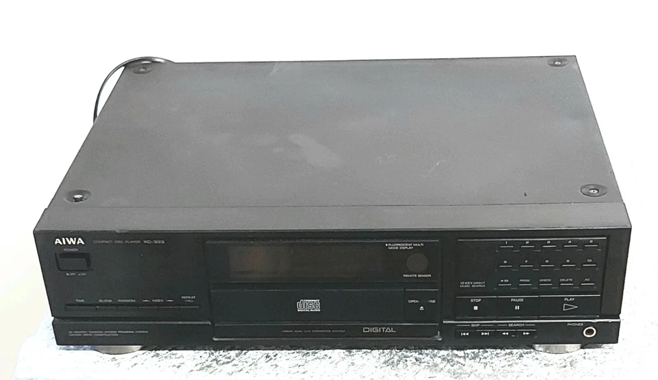 Aiwa XC-333 CD Player schwarz 