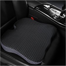 Car Seat Cushion, Auto Gel Infused Memory Foam Cushion for Driver Comfortable Dr