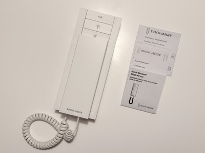 Busch-Jaeger | 83205 AP-624 | Innenstation Audio mit Hörer | Studioweiß matt