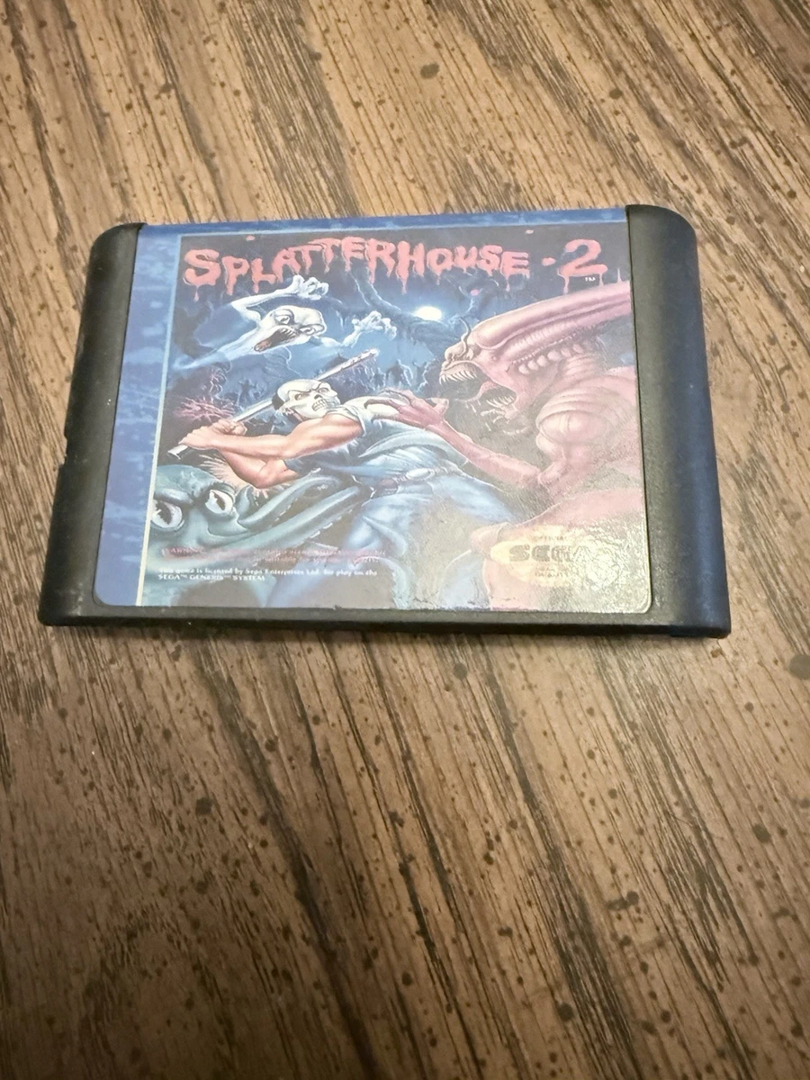 SPLATTERHOUSE 2 SEGA GENESIS MEGADRIVE NTSC U/C USA US ETAT
