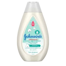 Johnson's CottonTouch Newborn Baby Body Wash and Shampoo 13.6 Fl Oz 2 in 1