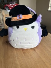 Squishmallows Holly the Owl Halloween Treat Pail.