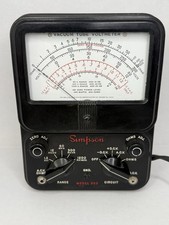 Simpson Model 303 Vacuum Tube Voltmeter Tester Vintage Electrical