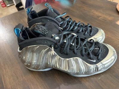 Nike Air Foamposite One Chromposite AS QG Mens 14 Silver Black 744306 001 Rare