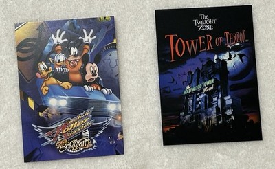 Disney MGM Studios Attraction Height Return Collector Cards