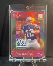TOM BRADY RARE 2004 DONRUSS ELITE PATRIOTS LOGO GAME WORN PATCH /250