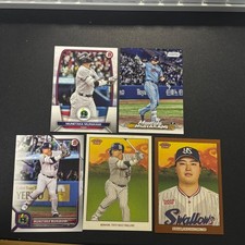 Topps Bowman Munetaka Murakami 5 Card Lot - Topps 206, Topps Stadium, Bowman