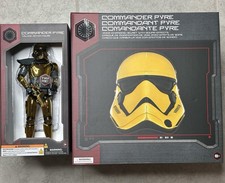 Star Wars Galaxy   s Edge Commander Pyre Gold Helmet & Talking Action Figure NEW