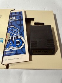 Intellivision Intellivoice Voice Module & Space Spartans, Bomb Squad, B-17 Bomb