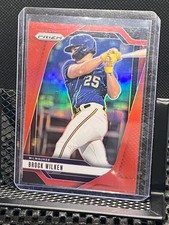 Brock Wilken 2025 Prizm Red Prizm #163/299 - #105 Brewers