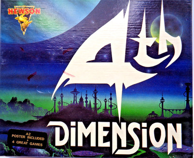 COMMODORE 64/128 -- 4th DIMENSION (HEWSON - DISK) #INKL. POSTER