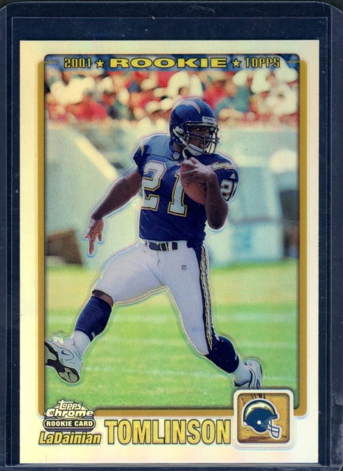 2001 Topps Chrome Ladainian Tomlinson Refractor RC 311/999