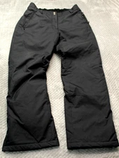 Fera Pants Womens 14 32x31 Black Insulated Snow Ski Zip Pockets Boot Zippers
