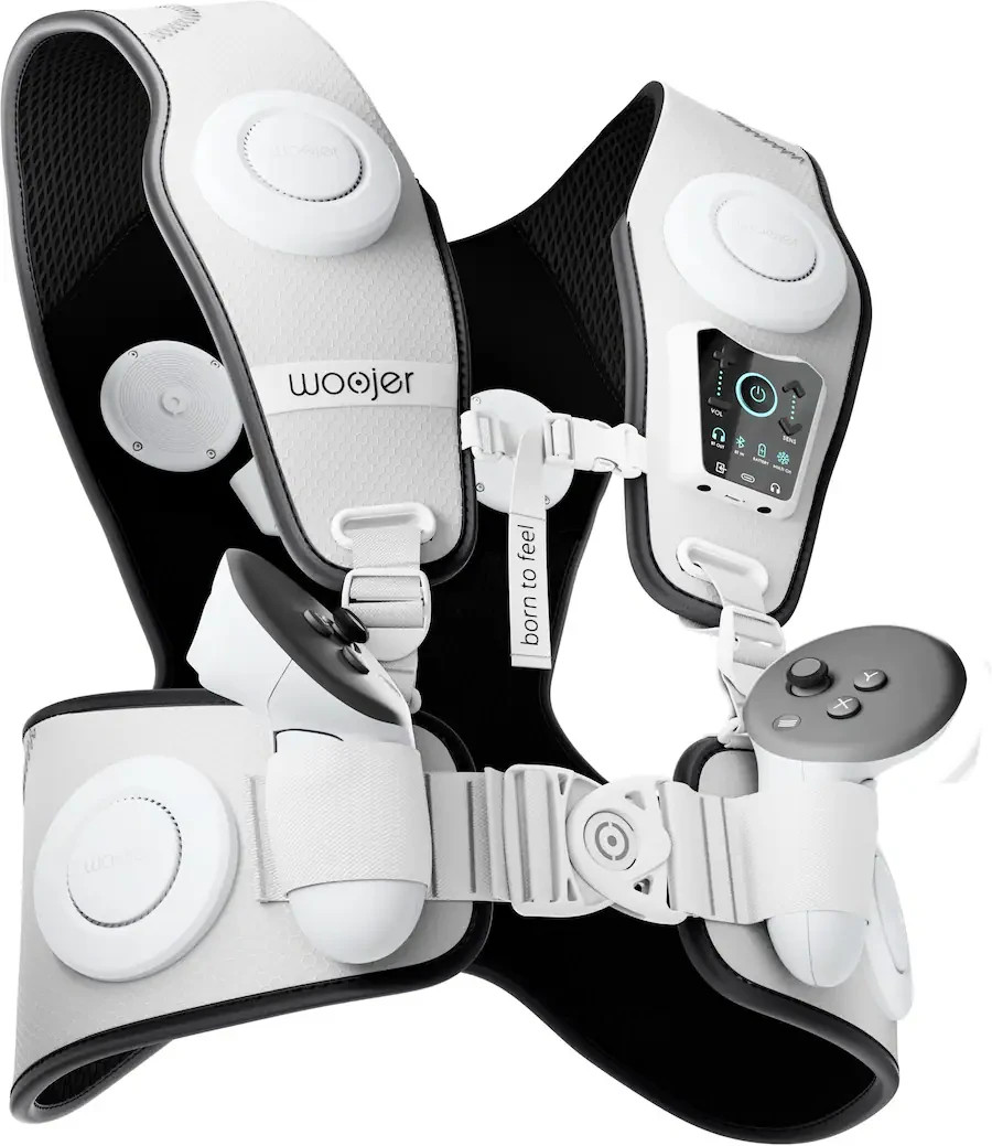 NB  Woojer Vest 3 META WHITE Haptic Feedback For Gaming WJRV3-101NM