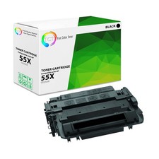 TCT Black CE255X 55X High Yield Toner Cartridge For HP LaserJet P3015 P3016