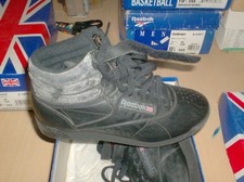 vintage reebok shoes women - freestyle hi , 5 us, 1990s , collectors only