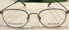 Flexon Marchon RX Ready Glasses Eyeglass Frames Autoflex Cafe Brown 48-19-130