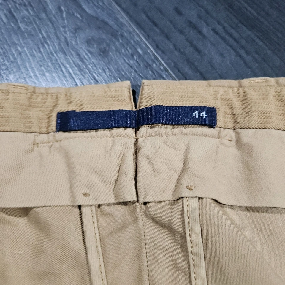 Incotex Chinolino Trousers Men 44x32 Brown Standard Fit Business Casual Beach - Image 3 of 4