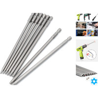 Torx Schraubendreher Bit Set 8-Teilig 150Mm Magnetisch S2 Legierter Stahl T8-T40