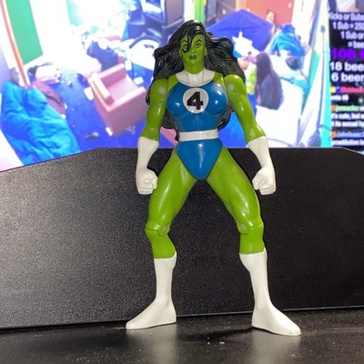 SHE HULK Fantastic 4 Mail-Away 6.5'' Action Figure ToyFare Exclusive Marvel 1996