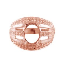 11x9 Mm Oval Semi Mount Ring 925 Sterling Silver Anniversary Ring