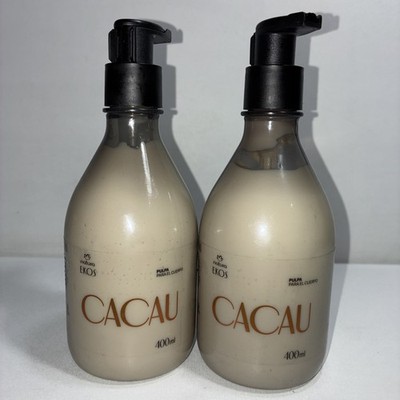 Lot Of 2 New Natura Ekos Cacau Body Lotion 400 mL Each 