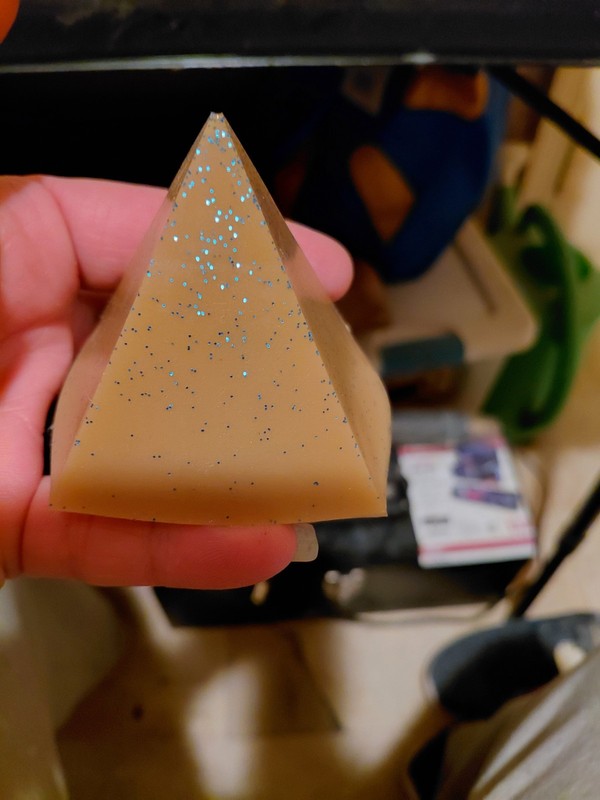 Handmade Resin Pyramid