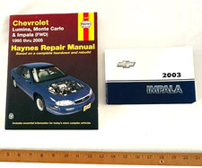 2003 Chevy Impala Owners Manual Haynes Repair Manual2 Booksfrom Mechanic