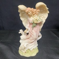 Roman, Inc. Seraphim Classics Faith Easter Angel Figurine Resin Multicolor 1996 
