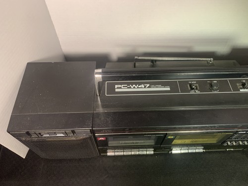 VTG JVC PC-W47 Portable Radio Boombox AM/FM Cassette Recorder - Working - Cord - Picture 10 of 19