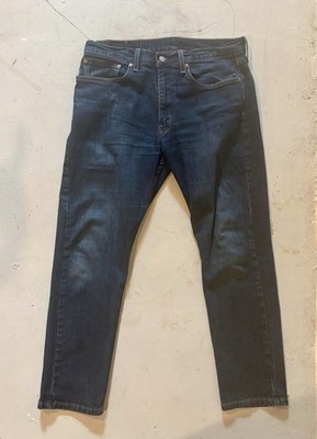 Levi's 502 Regular Taper Jeans Mens Size 34x30 Dark Wash Blue Denim