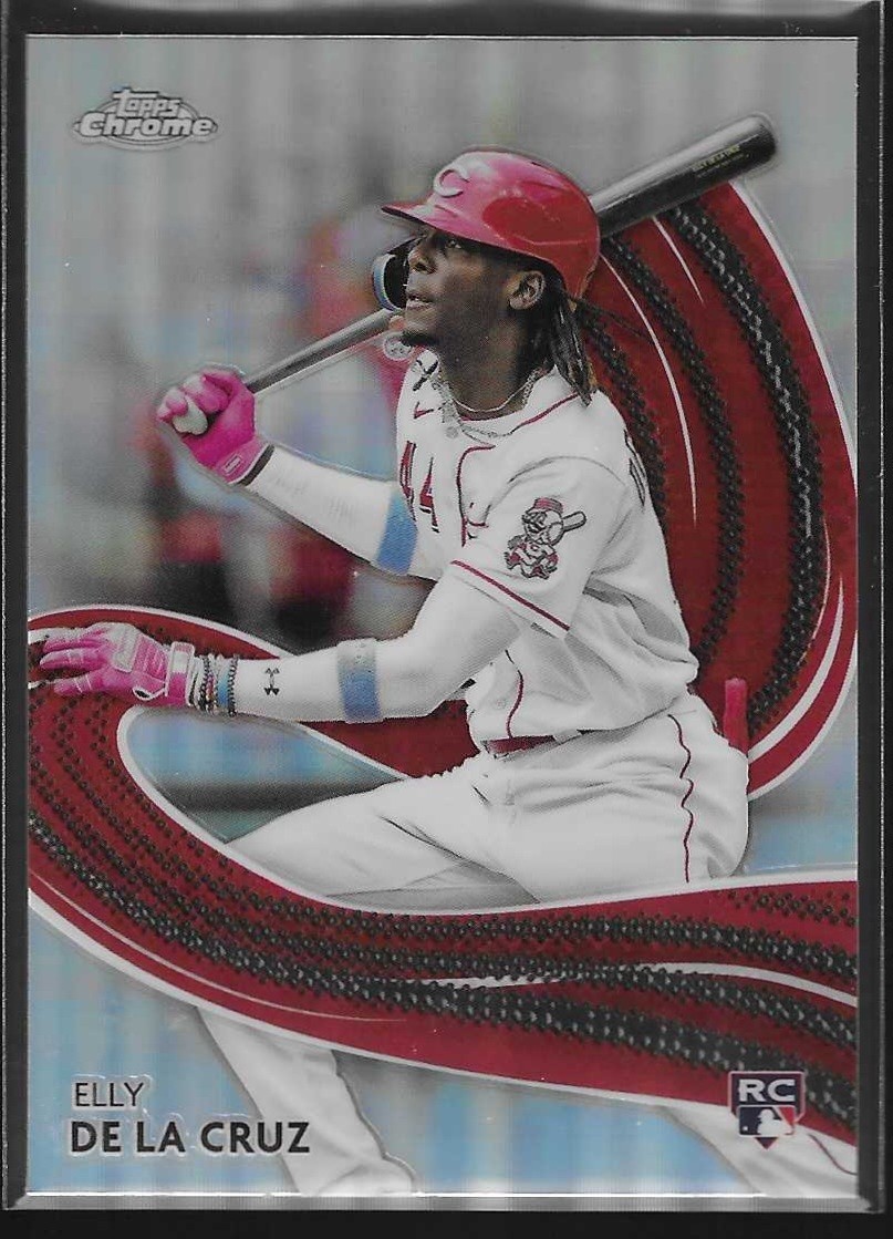 2024 Topps Chrome Elly De La Cruz Rookie RC Strokes Insert Refractor #S-22 Reds