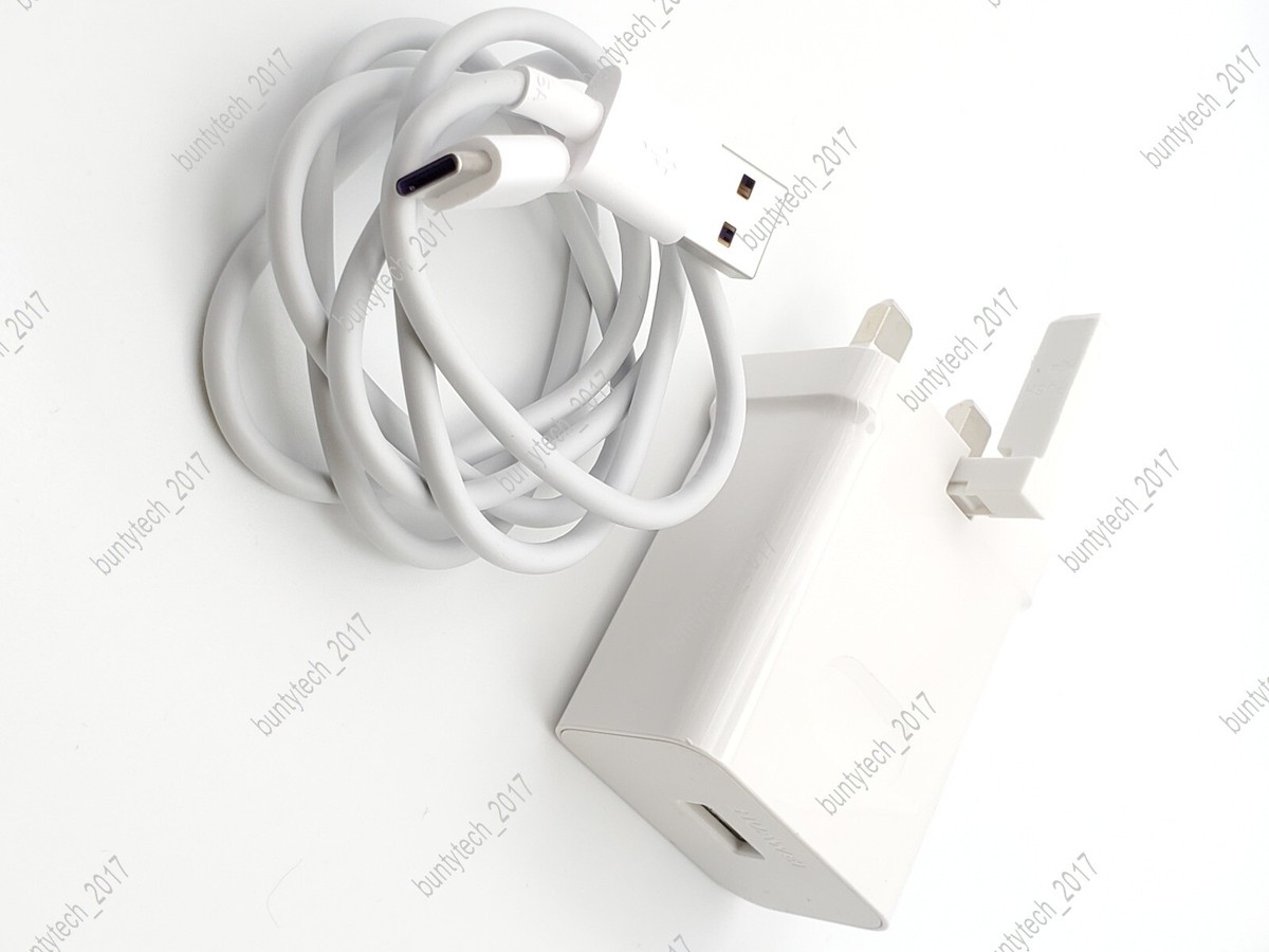 Genuine Huawei SuperCharge Wall Charger OR USB-C Cable For P30