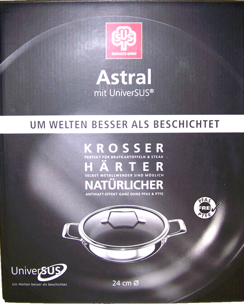 "Schulte Ufer \"Astral\" / Schmorpfanne 24 Cm / Universus / FüR Alle Herdarten"-image