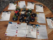 JL Wizkids Heroclix Spiderman Foes Set of 11 with Cards