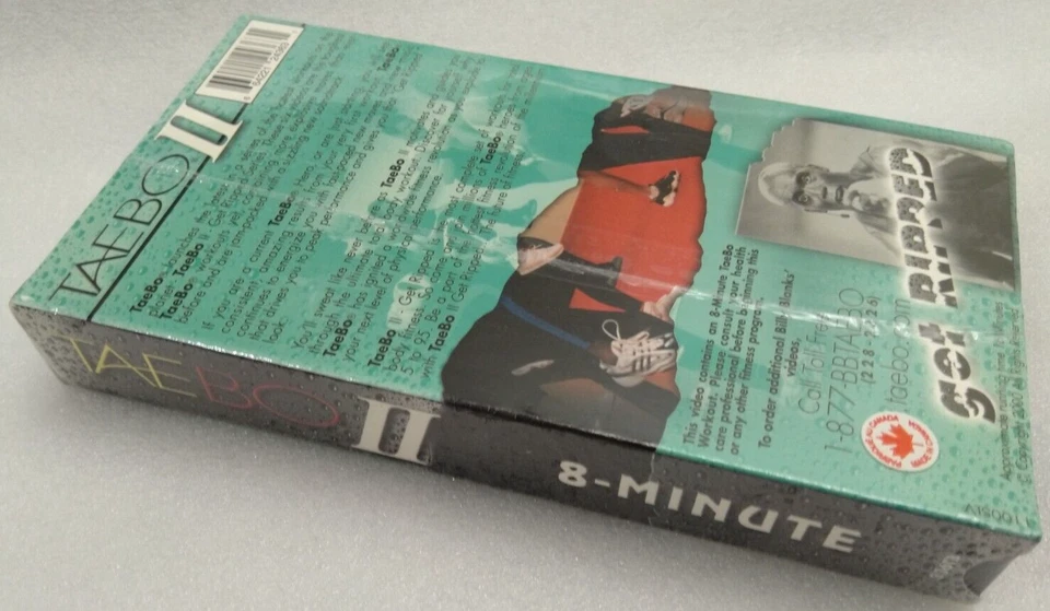 VHS TAE BO 2 Get Ripped 8-Minute Workout Billy Blanks - NEW - Image 4 of 4