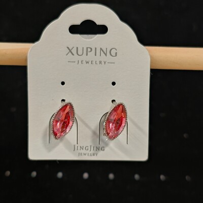 Kristall Marquise Xuping Jingjing jewelry vintage Creole Kreole rosa Damen Stilv