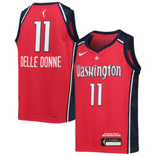 Elena Delle Donne Washington Mystics Red Nike Explorer Edition Jersey YOUTH L