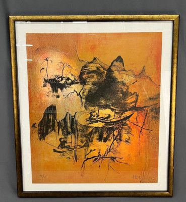 Lebadang, Hoi: CANOEIST Limited Edition Hand Signed and Numbered 31'' Lithograph