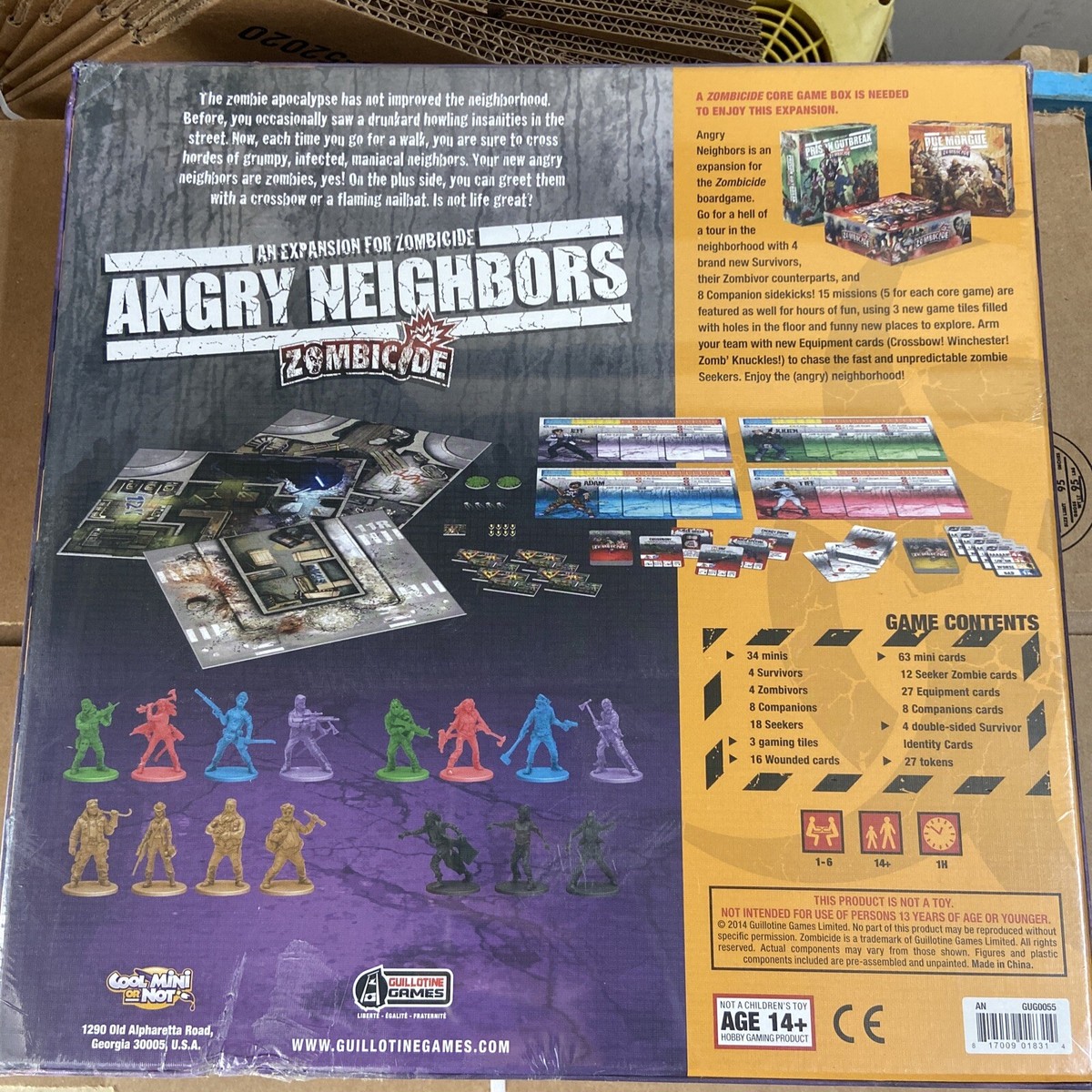 Angry Neighbors An Expansion for Zombicide NEW | eBay