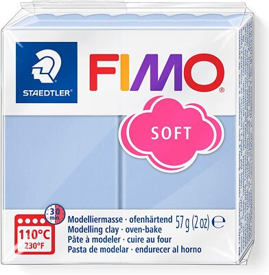 STAEDTLER ofenhärtende Modelliermasse FIMO soft, morning breeze, weich und  ...