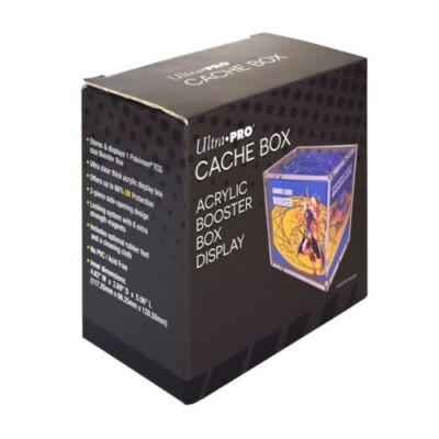 Ultra Pro Cache Box 1.0 Acrylic Display for POKEMON Booster Box BRAND NEW!  | eBay